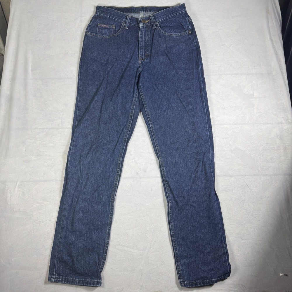 VTG Lee Riders Straight Jeans 6M Blue Cotton Denim 5-Pocket Everyday Comfort 6M